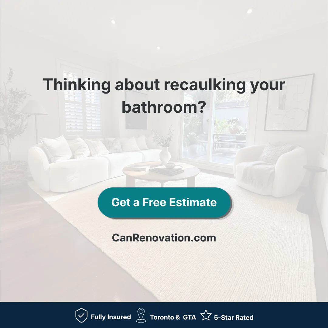 Shower Pan Mold & Caulking Repair – Toronto